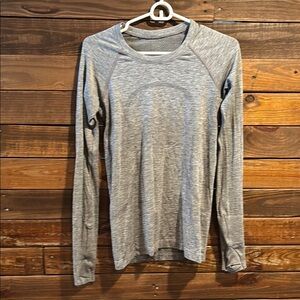 lululemon athletica Gray Long Sleeve Top